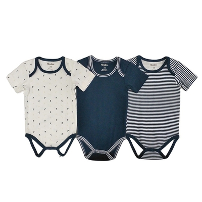 Comfortable and Stylish Baby Romper Made of 100% Organic Cotton for Ages 0-36 Months