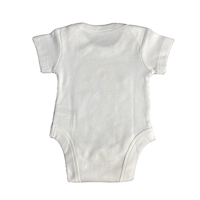 Summer Unisex 100% Cotton Round Collar Bodysuit Baby Clothes Romper with Gold Printing