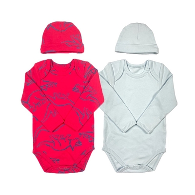 Customized Color Baby Clothes Romper for Toddlers Organic Cotton and Long Sleeve