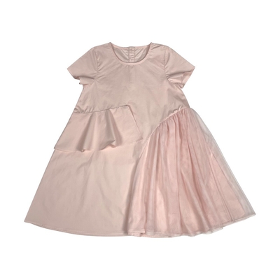 High Grade O-neck Layered Boutique Lace Cotton Baby Girl Dresses for Infants Toddlers