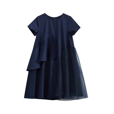High Grade O-neck Layered Boutique Lace Cotton Baby Girl Dresses for Infants Toddlers
