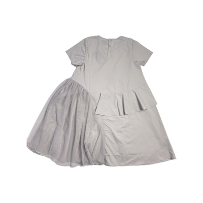 Regular Sleeve Style Layered Dress Knee-length Tulle Baby Girl Dress for Birthday Party