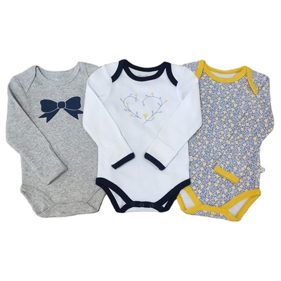 Knitted Long Sleeves O-neck 2020 Born Baby Clothing Set Rompers Customized Color