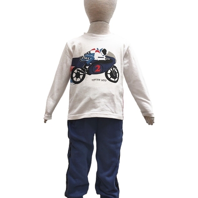 Single Button 100% Cotton Drawstring Pants Unisex Boutique Summer Kids Clothing Sets