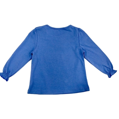 Infant Toddlers Animal Print 3D Flower Long Sleeve Crewneck Sweatshirt for Girls