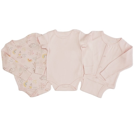 100% Cotton Bodysuit Boutique Newborn Summer Baby Clothing Rompers with Knitting Short