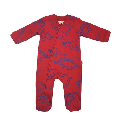 Infants Toddlers Autumn Pink Knitting Long Sleeve Bodysuit Clothing Rompers With Zipper