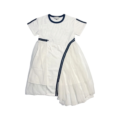 Anti-static Layered Jersey O-neck Cotton Short Lace Summer Children's Tulle Skirt Kids