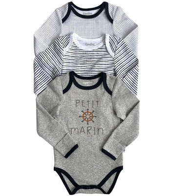 100% Cotton Sublimation Romper Jumpsuit for Babies Long Sleeve Bodysuit Onesie in Bulk