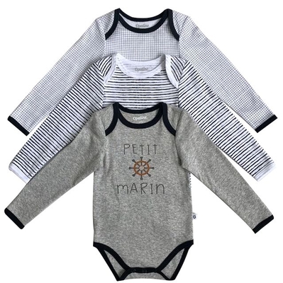 100% Cotton Sublimation Romper Jumpsuit for Babies Long Sleeve Bodysuit Onesie in Bulk