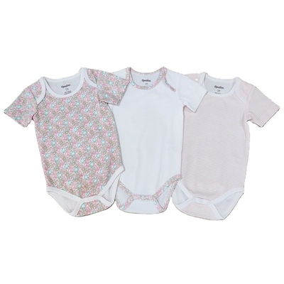7 Days Sample Order Lead Time Supported Style Short Sleeve Baby Rompers with Button