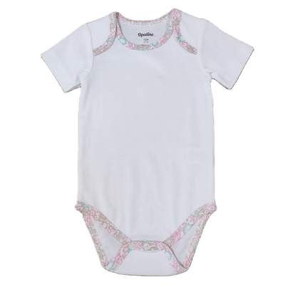 7 Days Sample Order Lead Time Supported Style Short Sleeve Baby Rompers with Button
