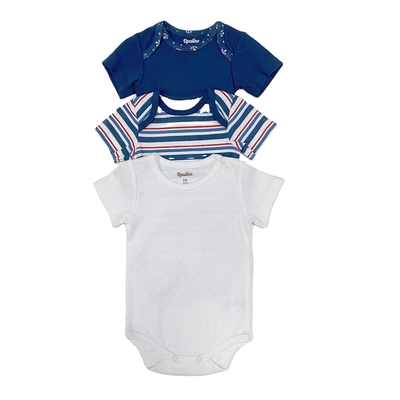 Short Sleeve 100% Cotton Kids Baby Clothes Outfit Romper for Summer and Spring Custom