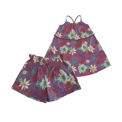Carton Pattern Cotton Jersey Kids Clothing Set Shorts Dress Fashion Girl Children's Skirt
