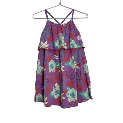 2022 England Style Cotton Lovely Sling Floral Kids Clothing Sets for Girls Custom Sling