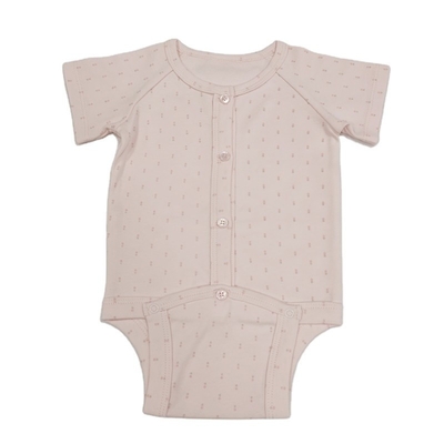 Unisex Toddler Bodysuit Set of Cotton Baby Jumpsuits with Short Sleeves Support