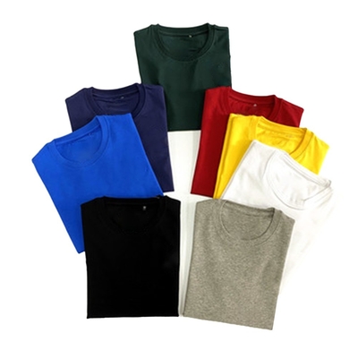 Exquisite Workmanship Knitting Casual Kids Short Sleeve Crewneck Plain Fashion T-shirts for Boys