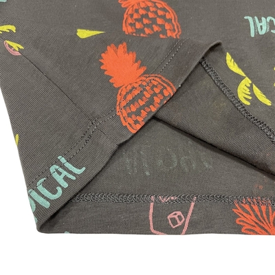 12 Years of Experience Fashion Print Boys T Shirt Anti-pilling Black Kids 100% Cotton