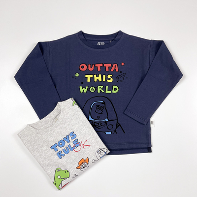 160-210 Grams Cotton Fabric Weight Long Sleeve Boys T-Shirt for Custom Kids Clothing