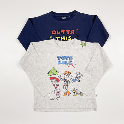 160-210 Grams Cotton Fabric Weight Long Sleeve Boys T-Shirt for Custom Kids Clothing