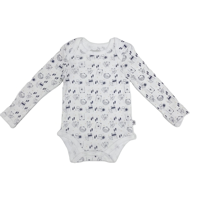 Soft and Breathable Baby Clothes Bodysuit in Knitted Fabric for Infants Toddlers