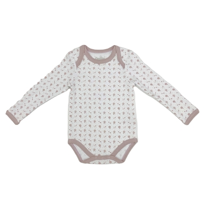 Newborn Girls' Romper Customized Color 100% Organic Cotton Bodysuit for Baby Clothing