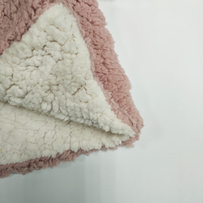 Winter Long Sleeved Baby Girl Hoodies Warm Pink 100% Polyester Outerwear Type Wool Blends