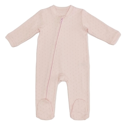 Cotton Baby Romper Sets with Footed Design Customized Color Newborn Sleeper Bodysuit
