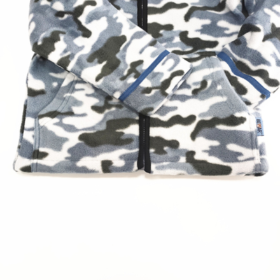 100% Polyester Shell Material Boys Hooded Winter Coat with Cotton Lining and Zipper