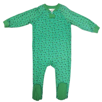 Infants Toddlers Winter Full Print Cotton Footie Pajamas for Unisex Baby Sleepwear