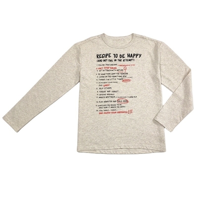 Fancy Printed Long Sleeves Toddler Boys Clothing T-shirt for Kids Children