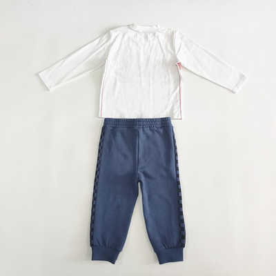2pcs Cartoon Print Baby Boys' Clothing Set Comfortable Kids Clothes for All Seasons