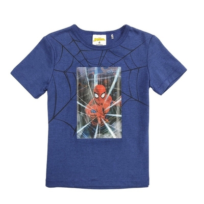 Sequin Glitter Spider-Man Print Kids T-Shirt Short Sleeve O-Neck Casual Children's Tee