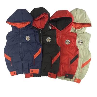 Children's Winter Vest with Down Feather Filling Material Outdoor Baby Kids' Wear