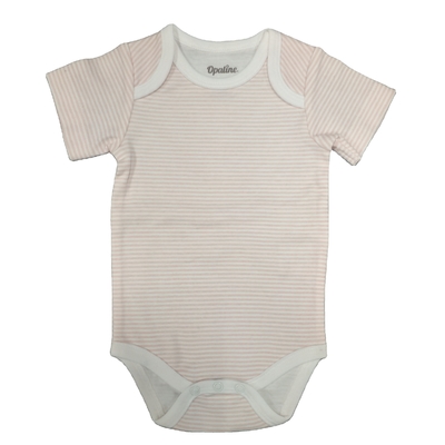 100% Cotton Striped Short Sleeve Gift Set for Newborn Baby Girls at a Budget-friendly