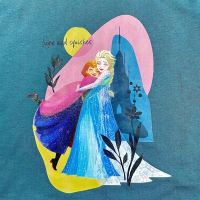 Fabric Weight 160 grams Children's T-shirt 100% Combed Cotton Customizable Cartoon Tee
