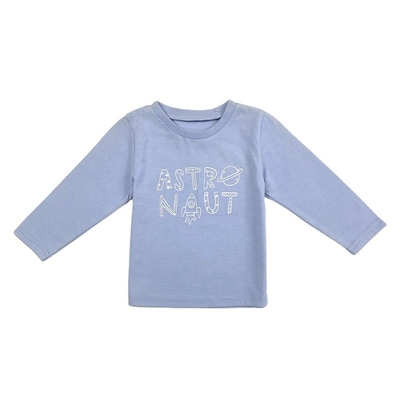 Infant Unisex Long Sleeve Autumn Tops Baby T-shirts in Casual Style with Customizable Logo