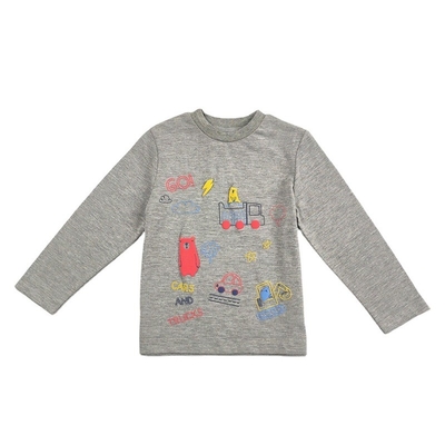 Infant Unisex Long Sleeve Autumn Tops Baby T-shirts in Casual Style with Customizable Logo