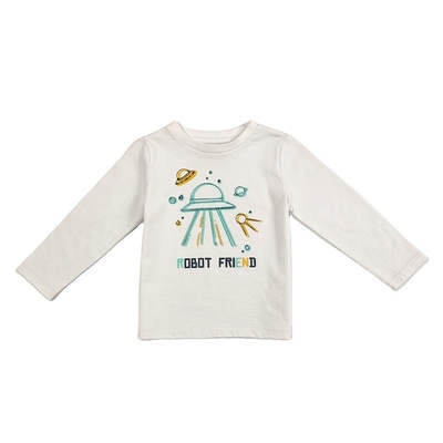 Infant Unisex Long Sleeve Autumn Tops Baby T-shirts in Casual Style with Customizable Logo