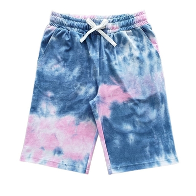 Customize 100% Cotton Boys Clothing Set for Summer Soft Hand Feel Tie Dyed Pattern Type
