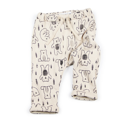 Unisex Soft Autumn Spring Baby Clothing Set with Patch Embroidery Polyester/Cotton Blend