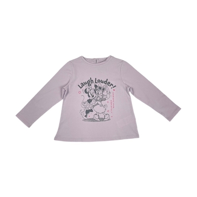 100% Cotton Baby Girl T-shirt Customize Cartoon Print O-Neck Long Sleeve Spring Autumn