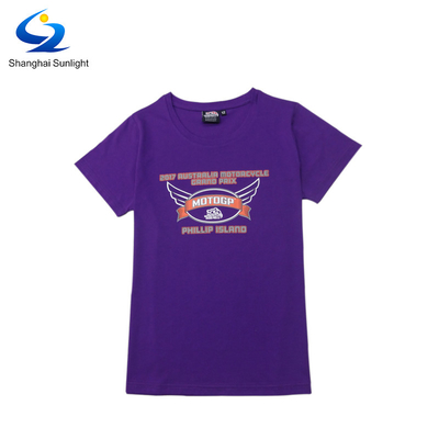 Plus Size Print Women T-shirt with Short Sleeve in Fashion Design and Eco-Friendly