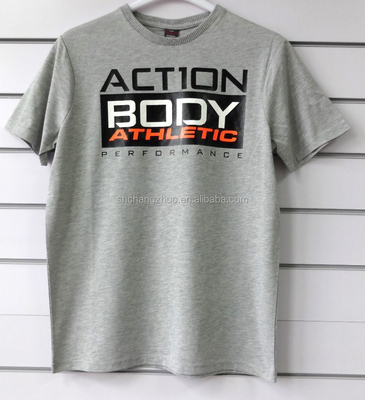 Quick Dry Men's Sports T-Shirt with Vibrant Fluorescent Print and Fabric Type