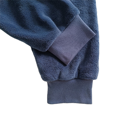Knitted Coral Velvet Hoodie For Men Hoody Jacket With Soft Hand Feel Warmth Zipper