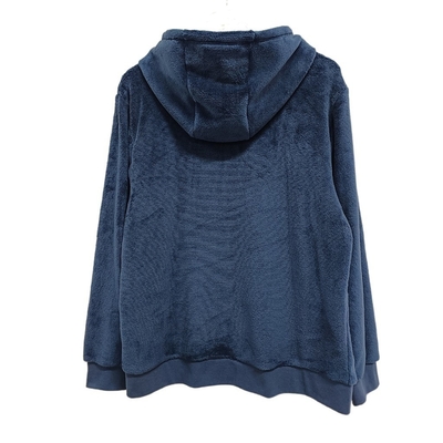 Knitted Coral Velvet Hoodie For Men Hoody Jacket With Soft Hand Feel Warmth Zipper