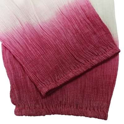 Dip Dye Front Neck With Embroidery Shirts For Women Plus Size Fashion Women's Blouses