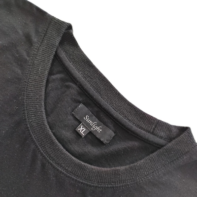 Anti-wrinkle Oversize Men's Front Pocket T-shirt Custom Designer Plain Cotton T-shirt