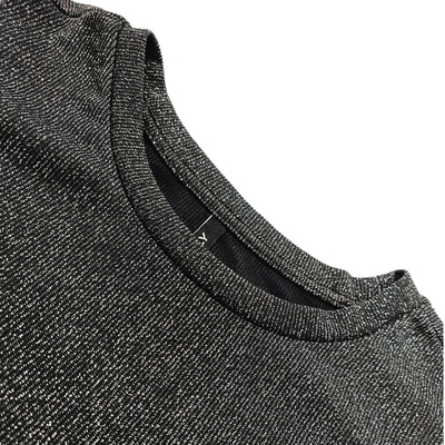 Description Puff Sleeve Women's Cocktail Dress in Plain Dyed Shiny Metallic Thread