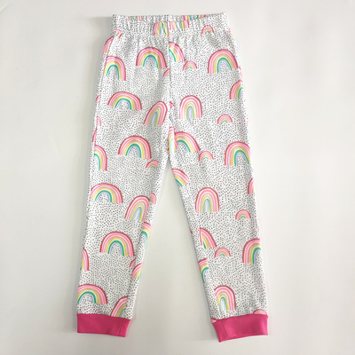 Customized Winter Home Wear Clothes Set Printed Kids Pajamas for Girls
